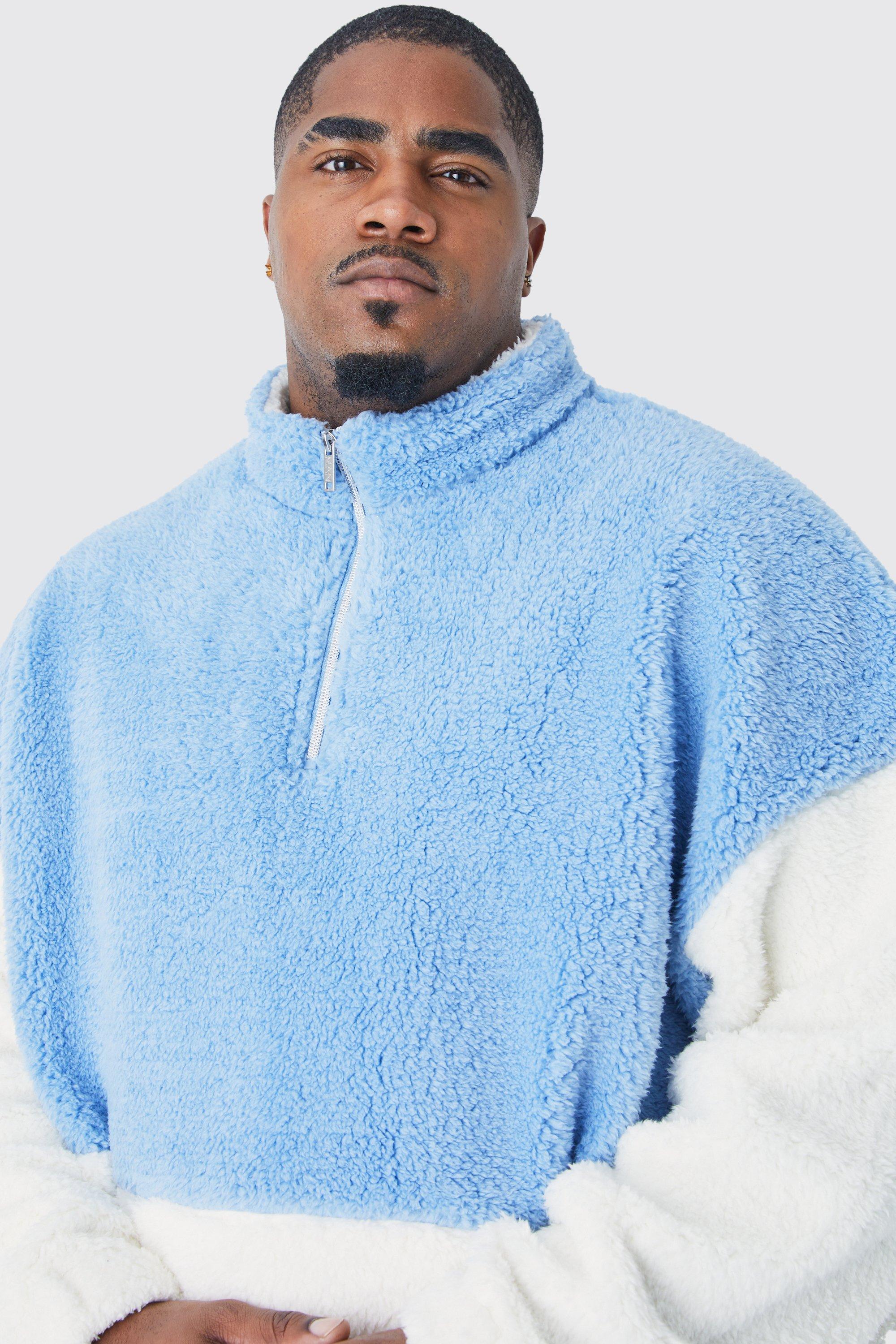 Sweat homme col on sale zippé